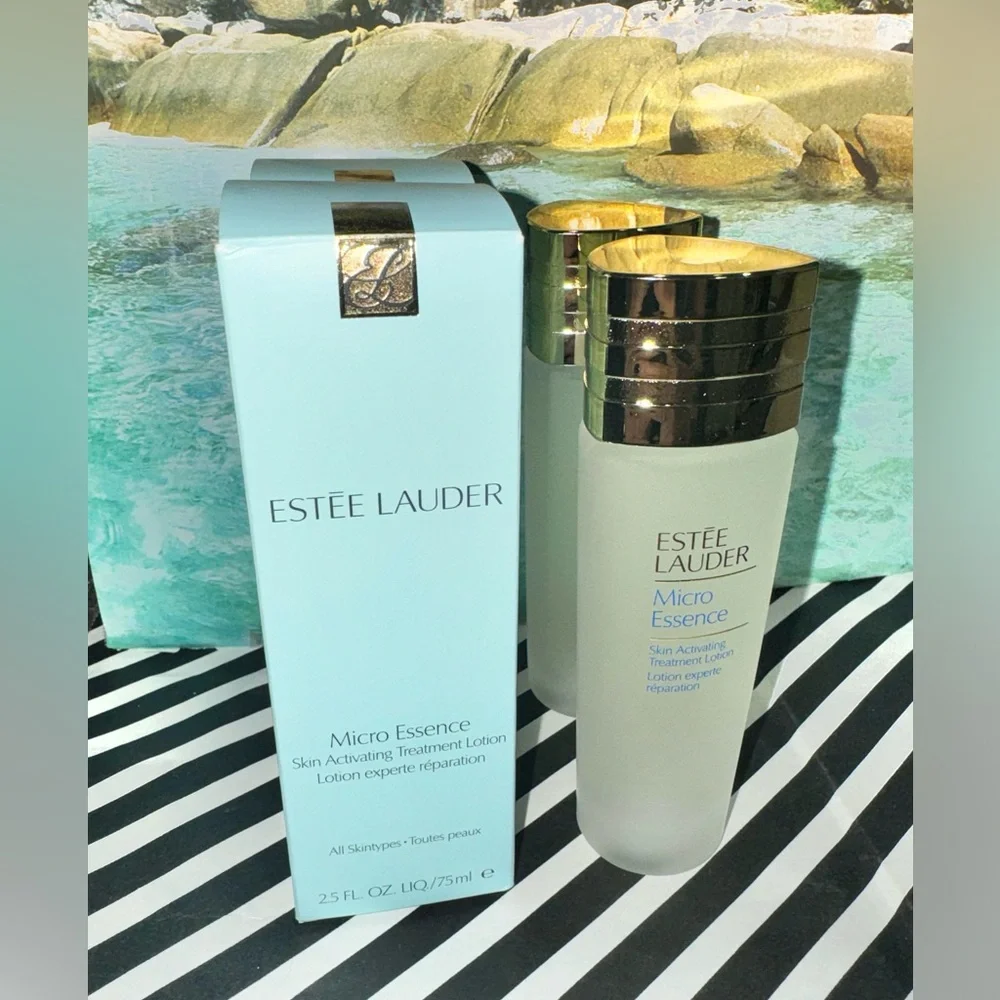 NWT NIB Set of 2 Estee Lauder Micro Essence Skin Activating Treatment Lotion - Picture 9 of 9